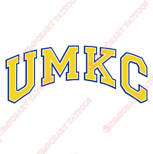 UMKC Kangaroos Customize Temporary Tattoos Stickers NO.6697
